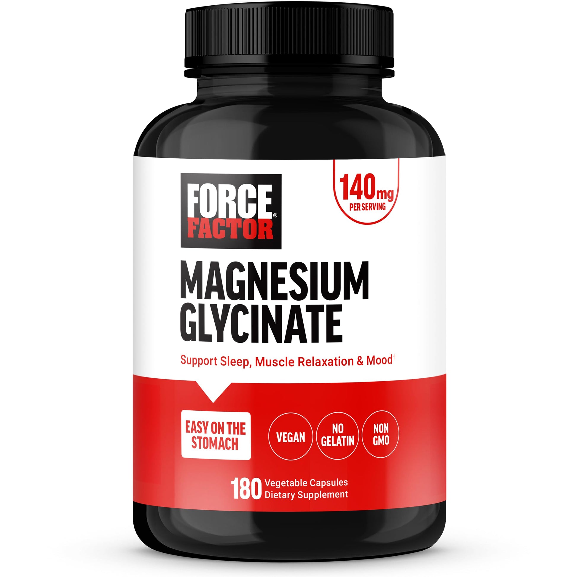 Force Factor Magnesium Glycinate Capsules 180 Count