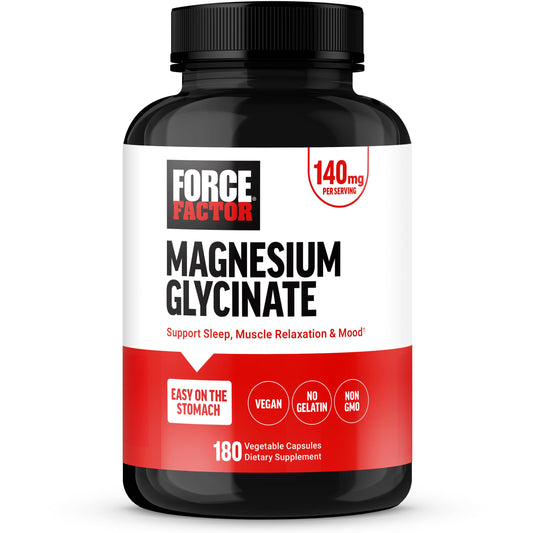 Force Factor Magnesium Glycinate Capsules 180 Count