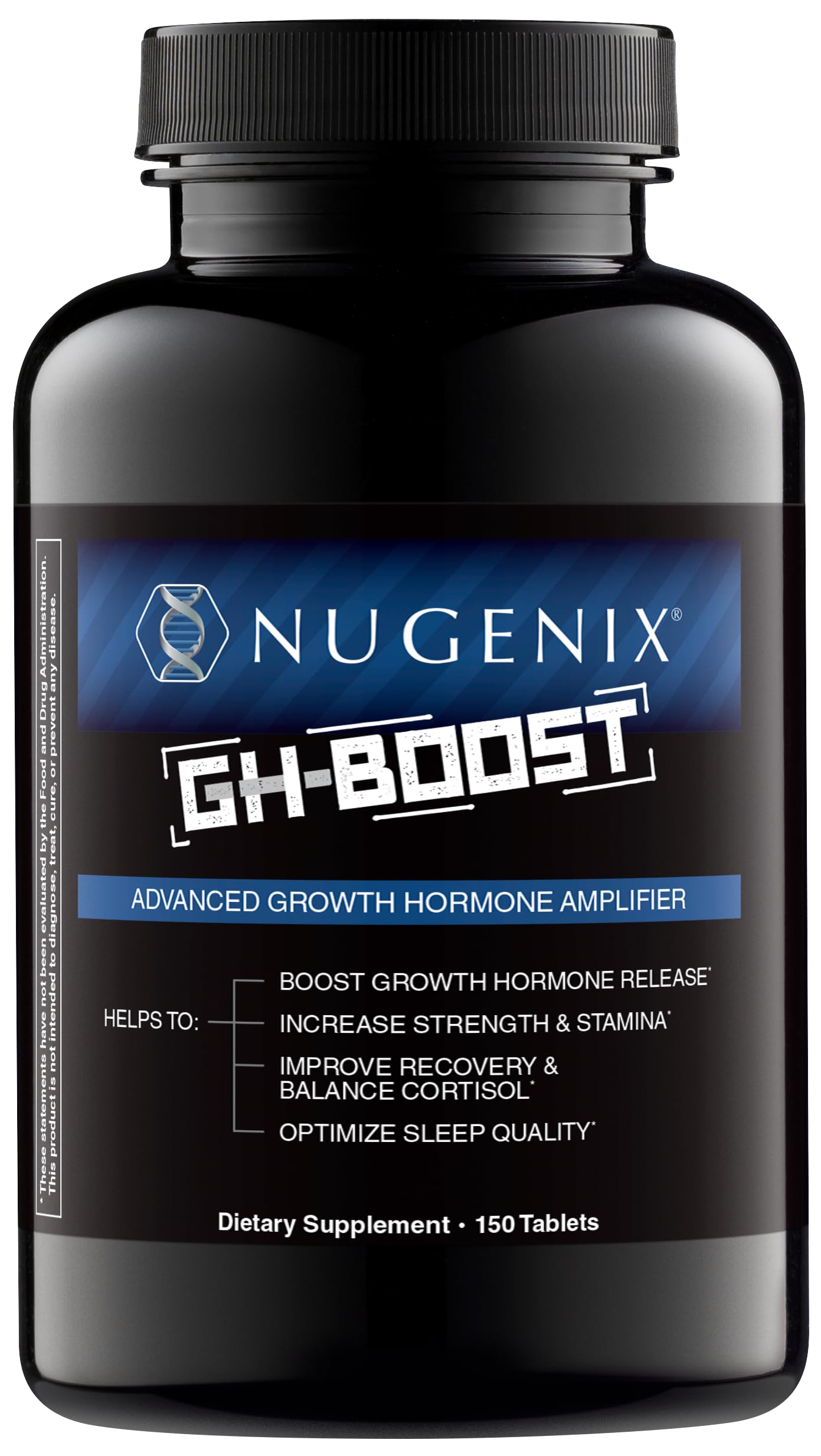 Nugenix GH-Boost - Advanced HGH Boosting Supplement for Men – Support Energy, Endurance, Sleep, with KSM-66, GABA, Arginine, Glutamine, Ashwagandha, 150 Tablets