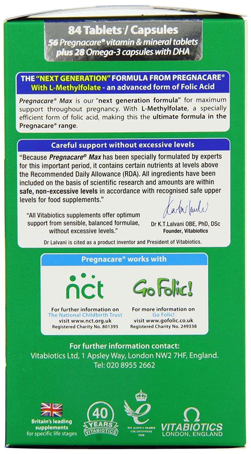 PANA Pregnacare Max Capsules & Tablets Pack of 2