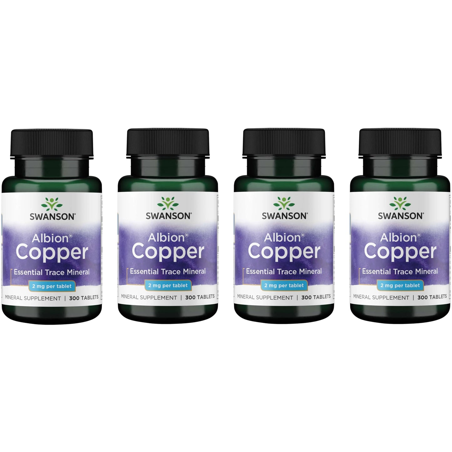 Swanson Copper Chelate Mineral Supplement Tablets 1200 Tablets