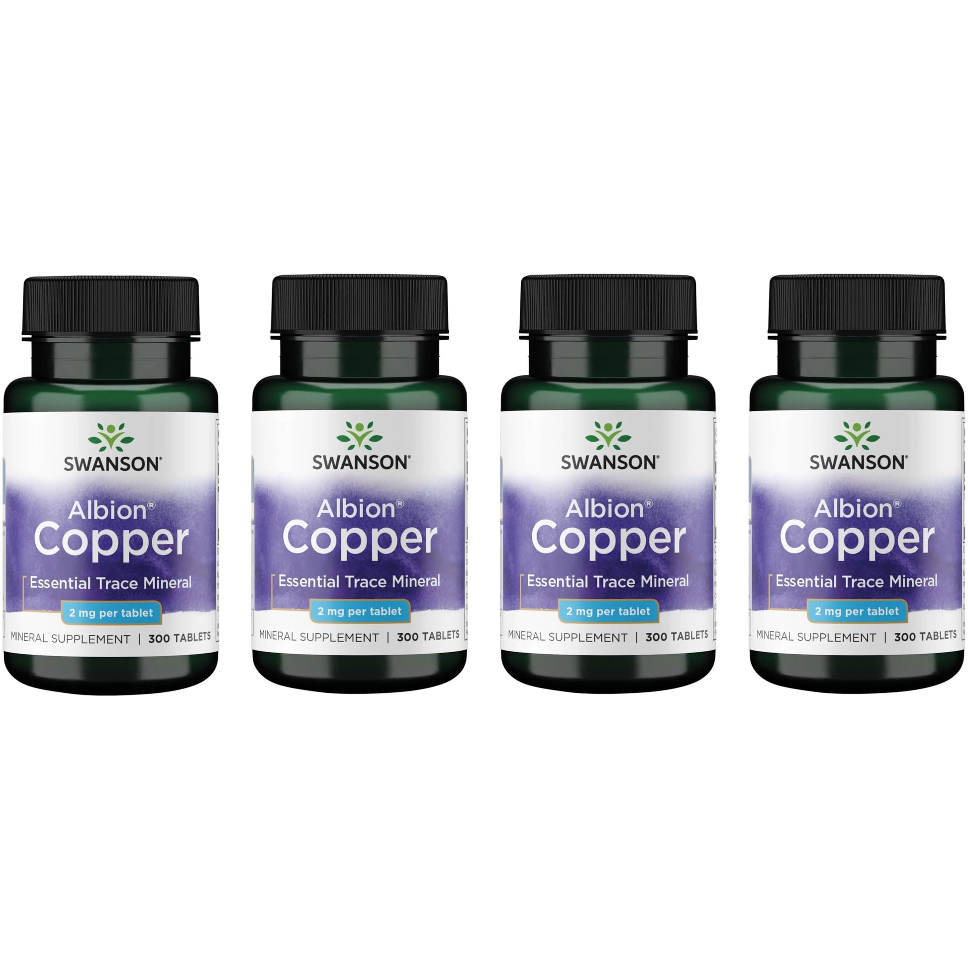 Swanson Copper Chelate Mineral Supplement Tablets 1200 Tablets