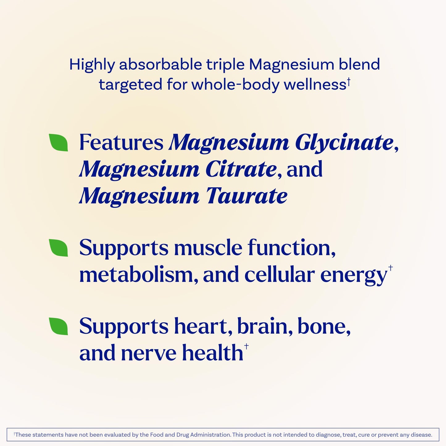 Natrol Triple Magnesium Complex Capsules 60 Count