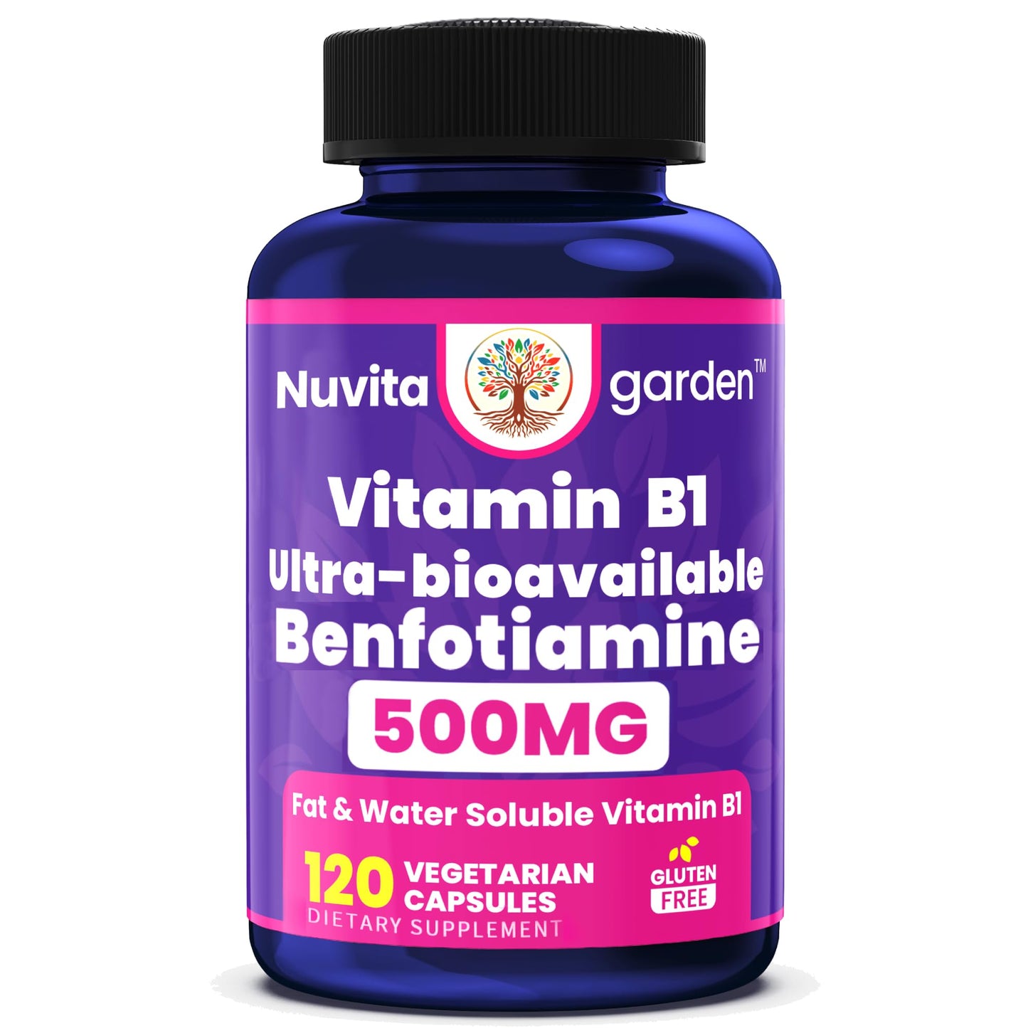 NoMiLu Benfotiamine 500mg Capsules 120