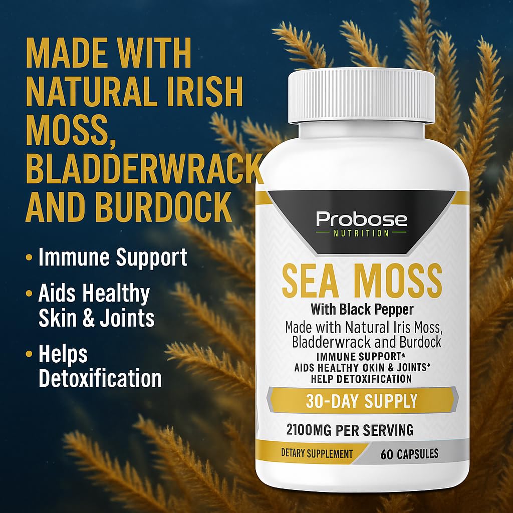 Probase Nutrition Sea Moss Capsules 60 Count