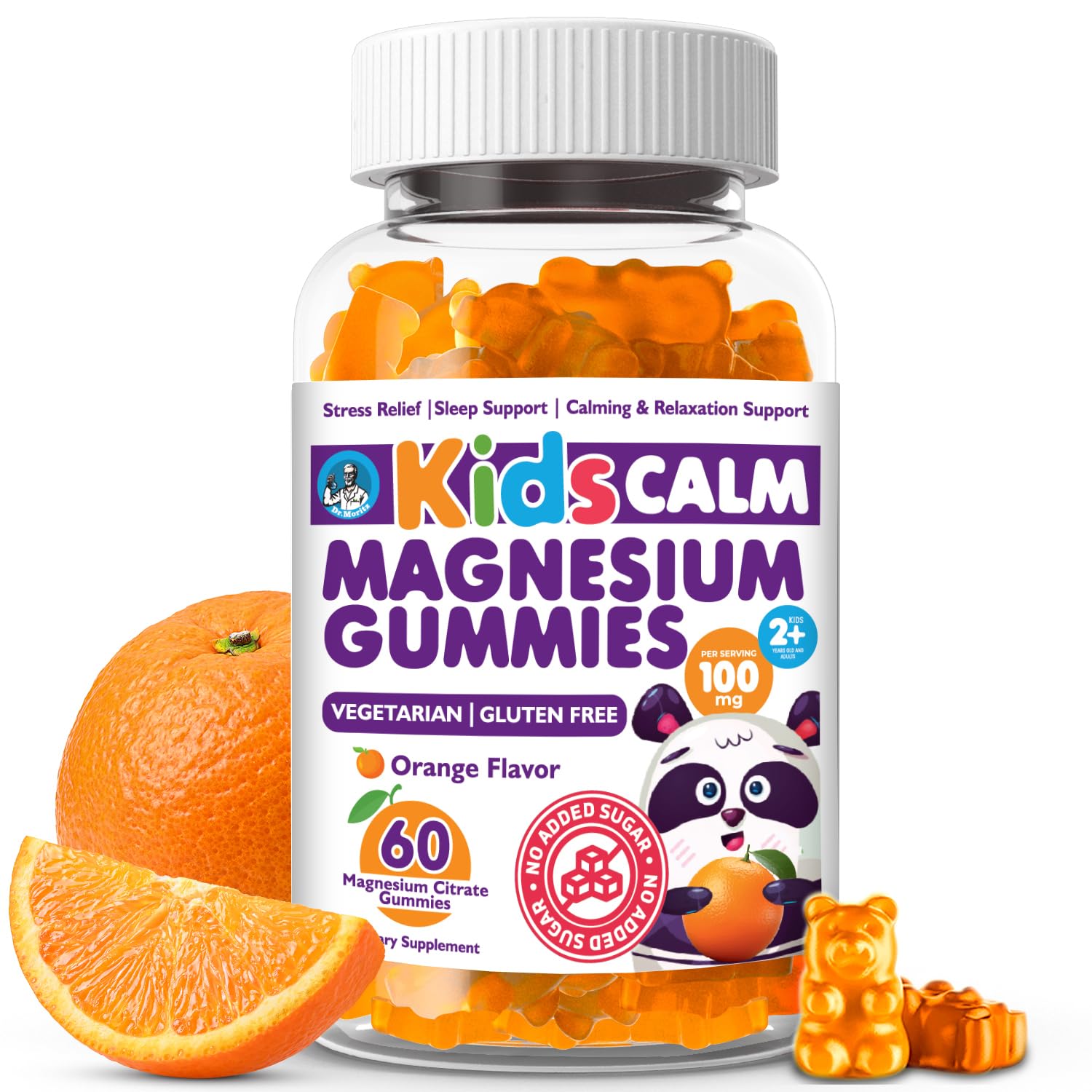 Dr. Moritz Calming and Relaxing Kids Magnesium Gummies, 60 Gummies