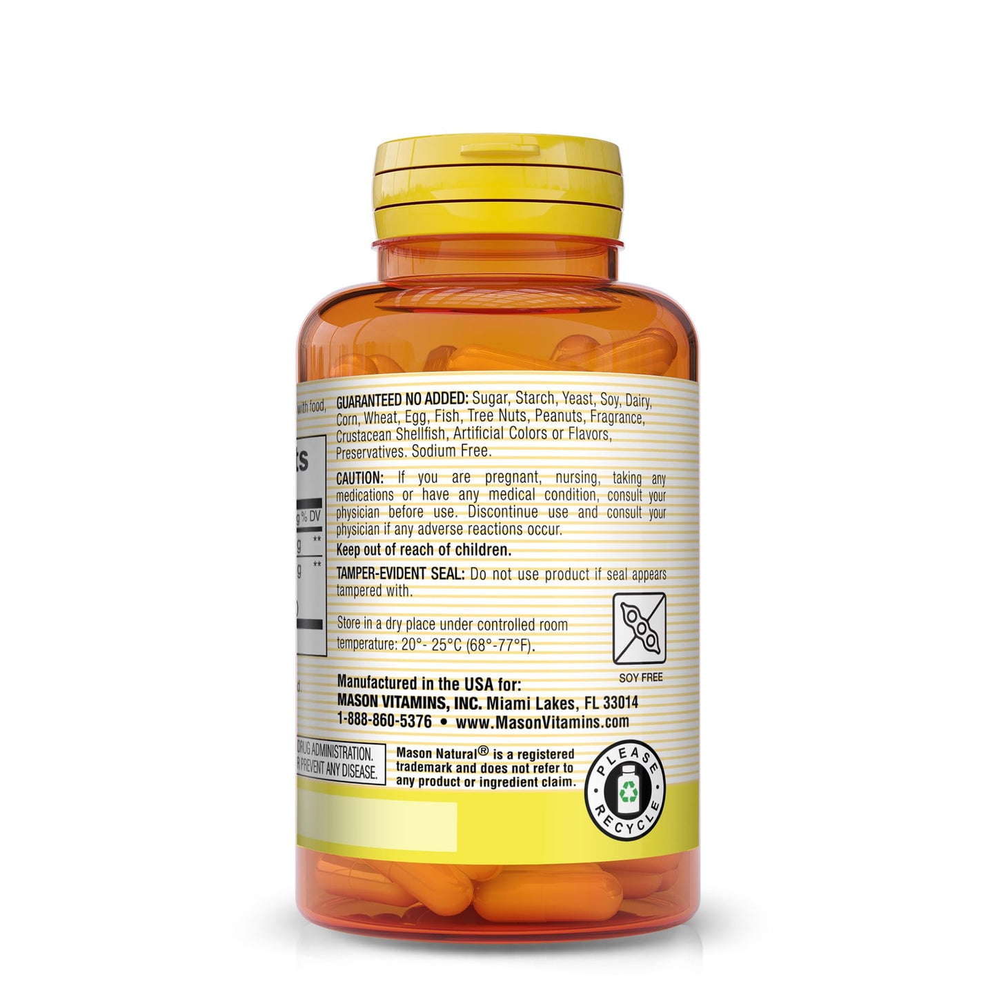 Mason Natural Turmeric Capsules, 60 Count