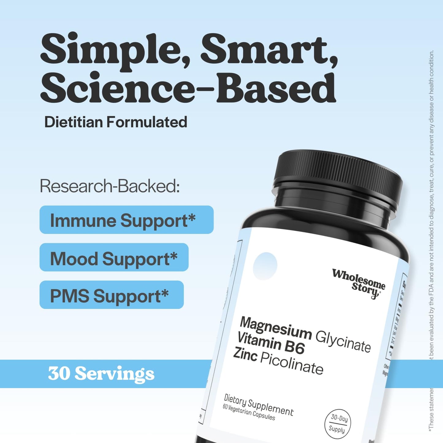 Wholesome Story Spearmint + Zinc, Magnesium & Vitamin B6 Bundle Capsules, 2 Capsules