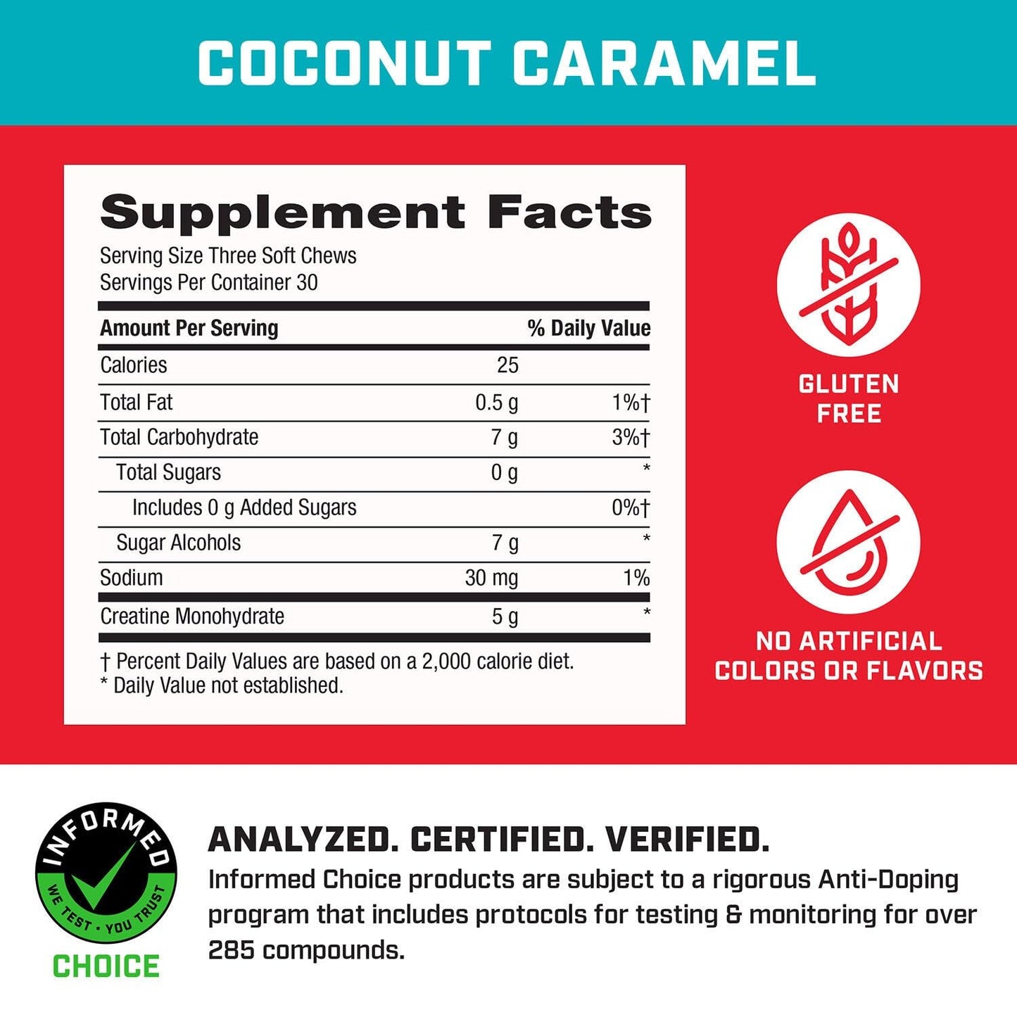GNC Pro Performance Creatine Chewable 90 Count