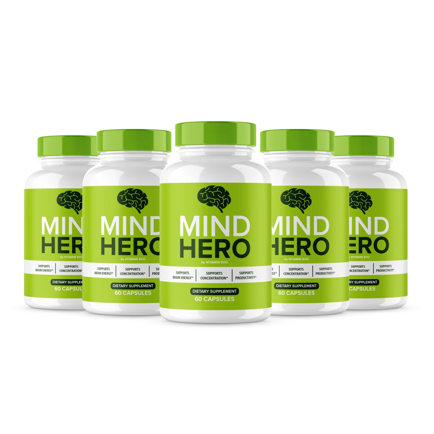 Vitamin Evo Mind Hero Brain Supplement 60 Capsules