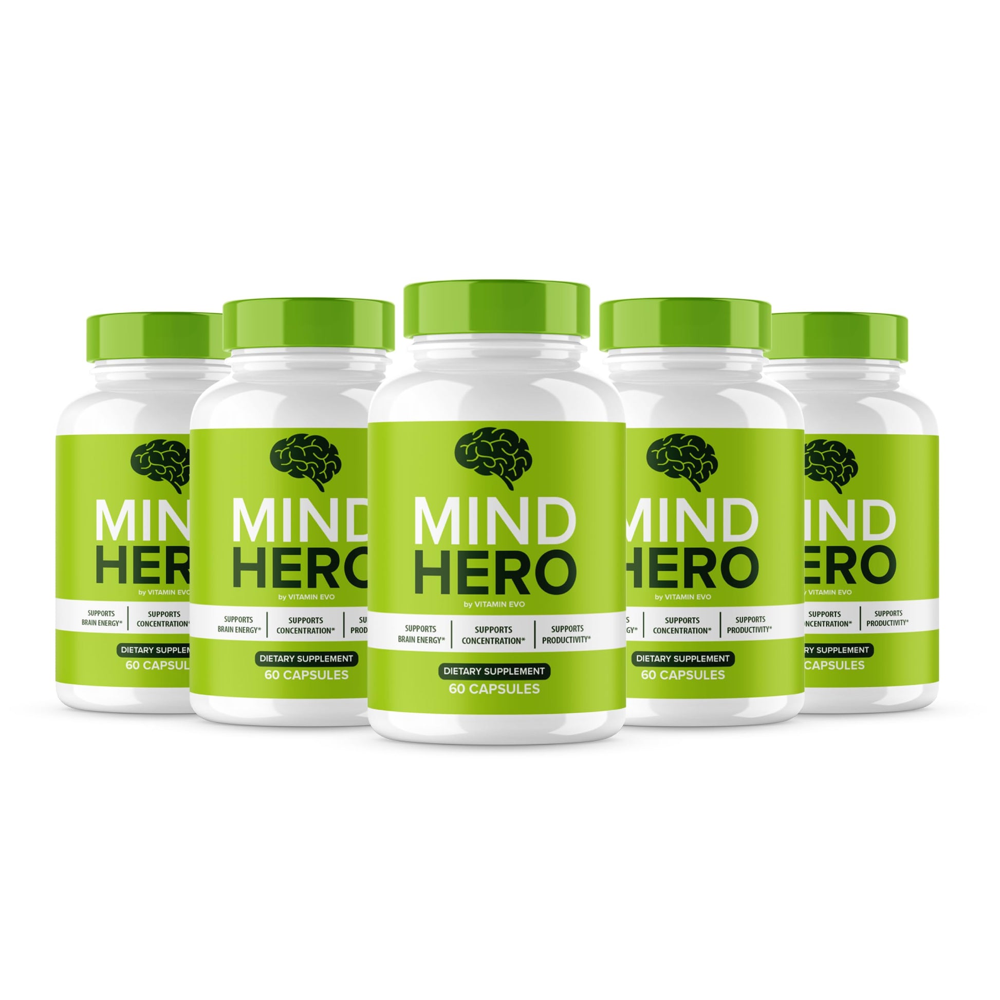 Vitamin Evo Mind Hero Brain Supplement 60 Capsules
