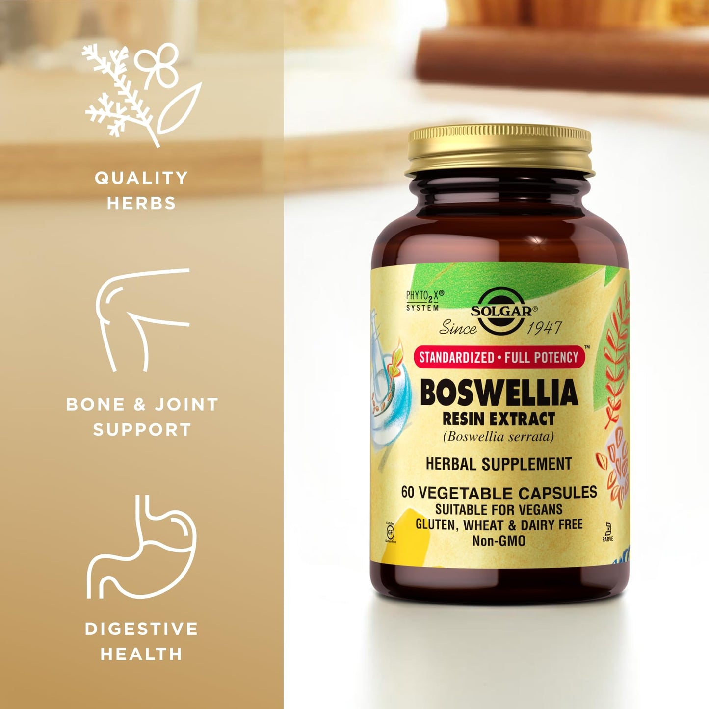 Solgar Boswellia Resin Extract Capsules, 60 Count
