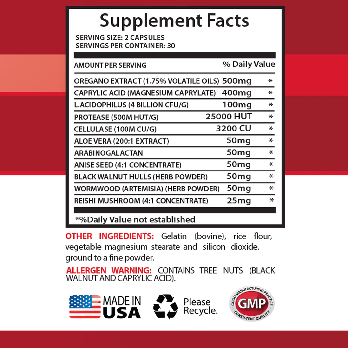 Health Solution Prime Natural Detox Pills Candida Away Plus Candida Quick Cleanse Candida Support Capsules 60 Capsules