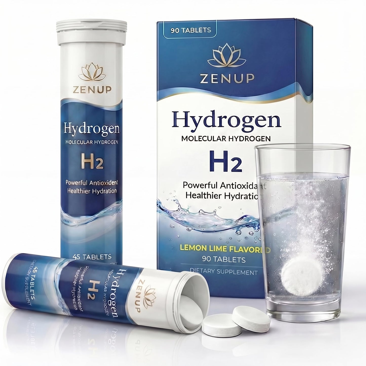 ZenUP Hydrogen Water Tablets 90 Tablets