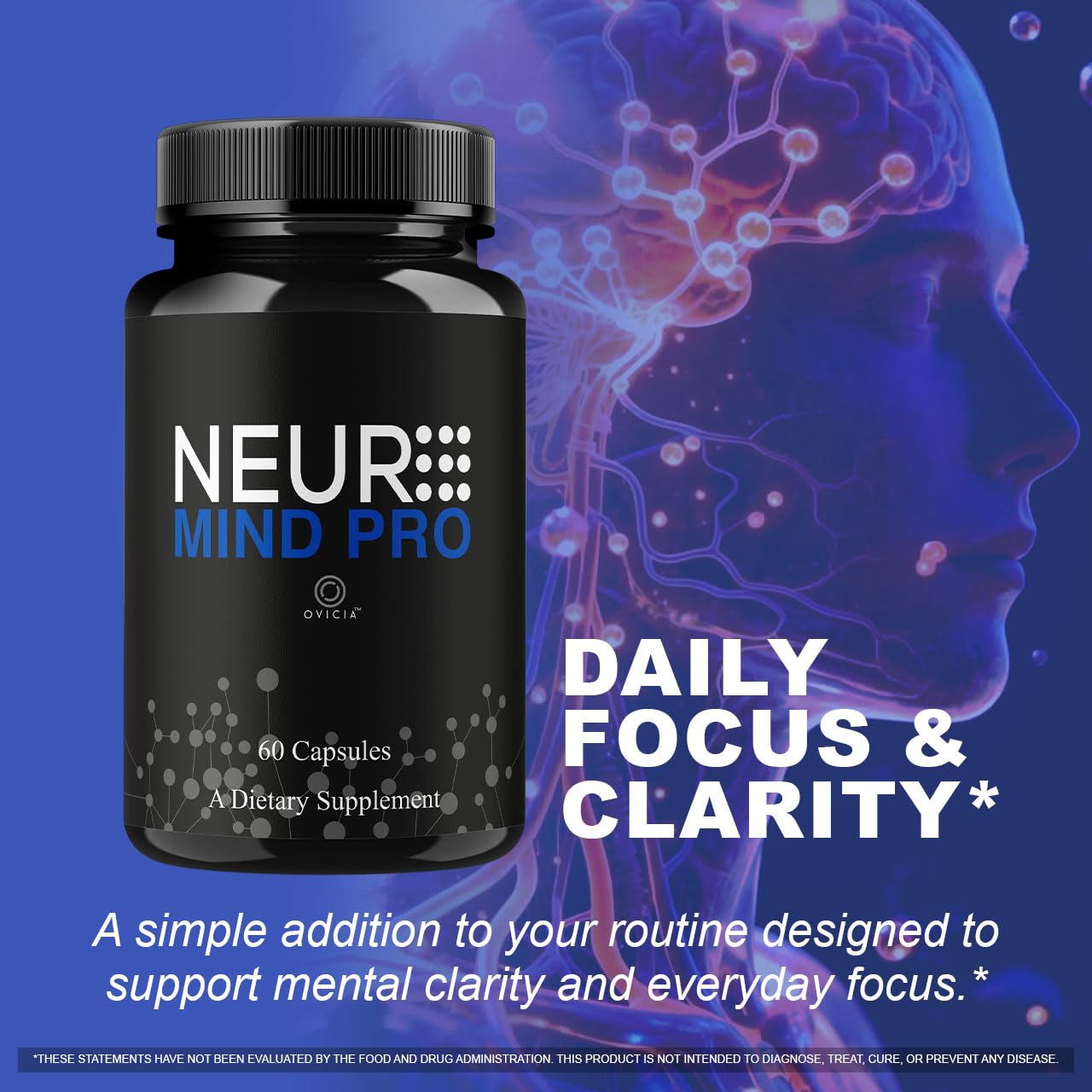 OVICIA Neuro Mind Pro 60 Count Capsules