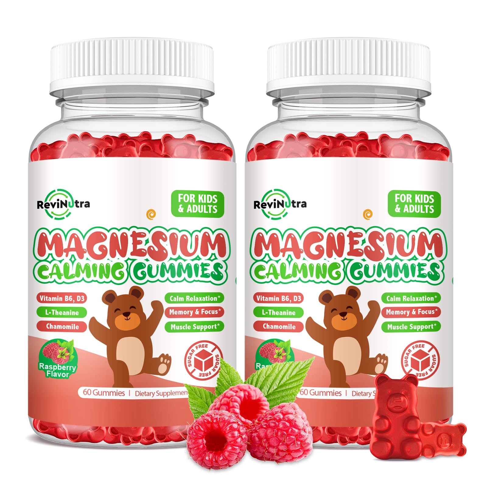 ReviNutra Magnesium Glycinate Gummies 120 Count
