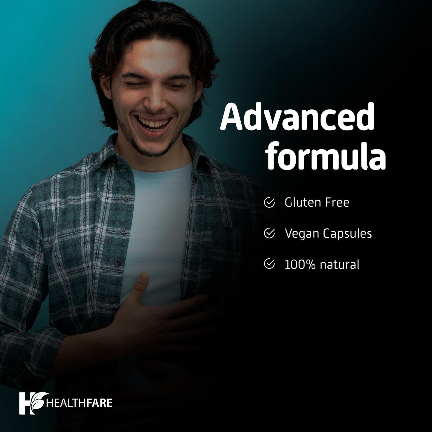 Healthfare Activated Charcoal Capsules 1200mg, 150 Capsules
