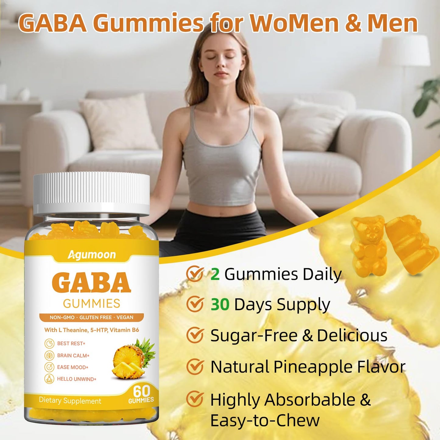 Agumoon GABA Gummies 120 Gummies