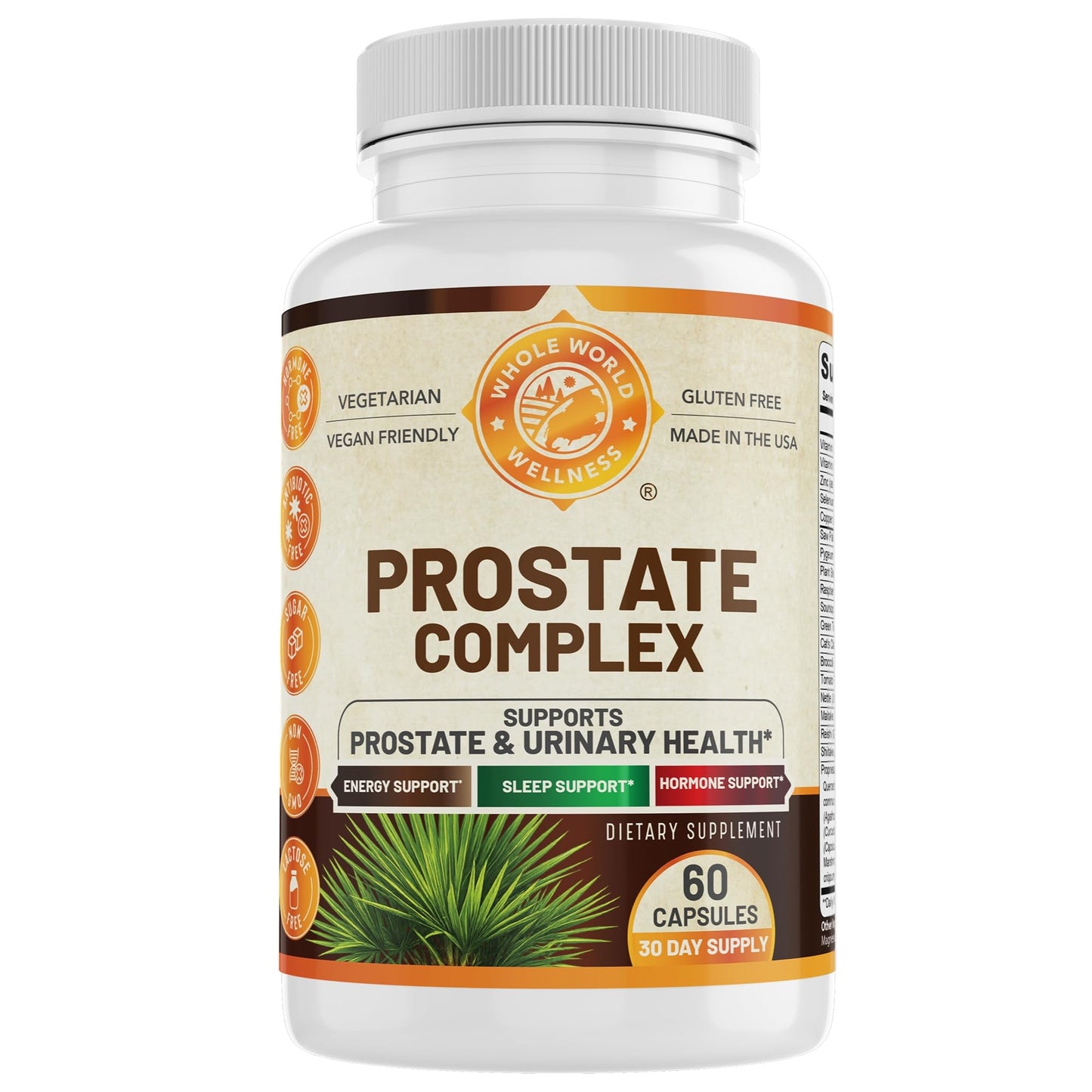 WHOLE WORLD WELLNESS Advanced Prostate Complex Capsules 60