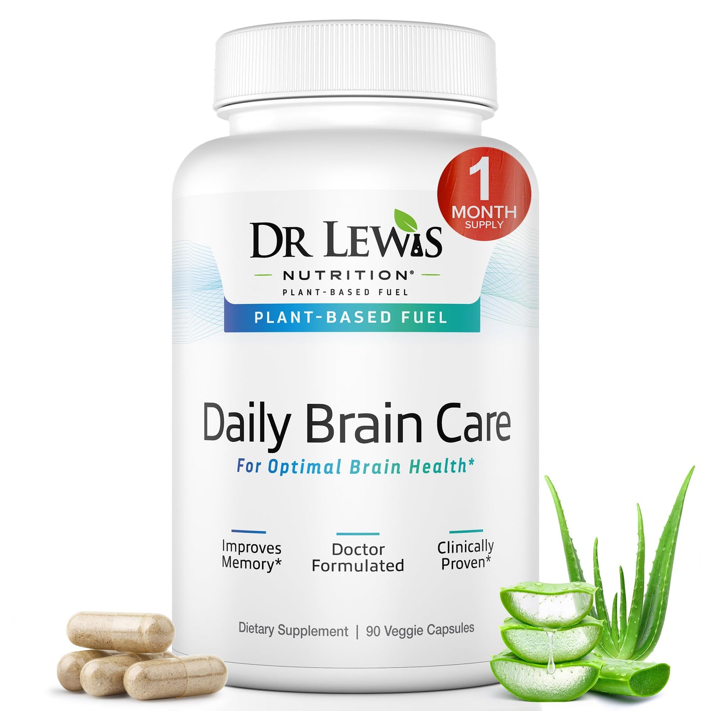 Dr Lewis Nutrition Daily Brain Care 90 Capsules