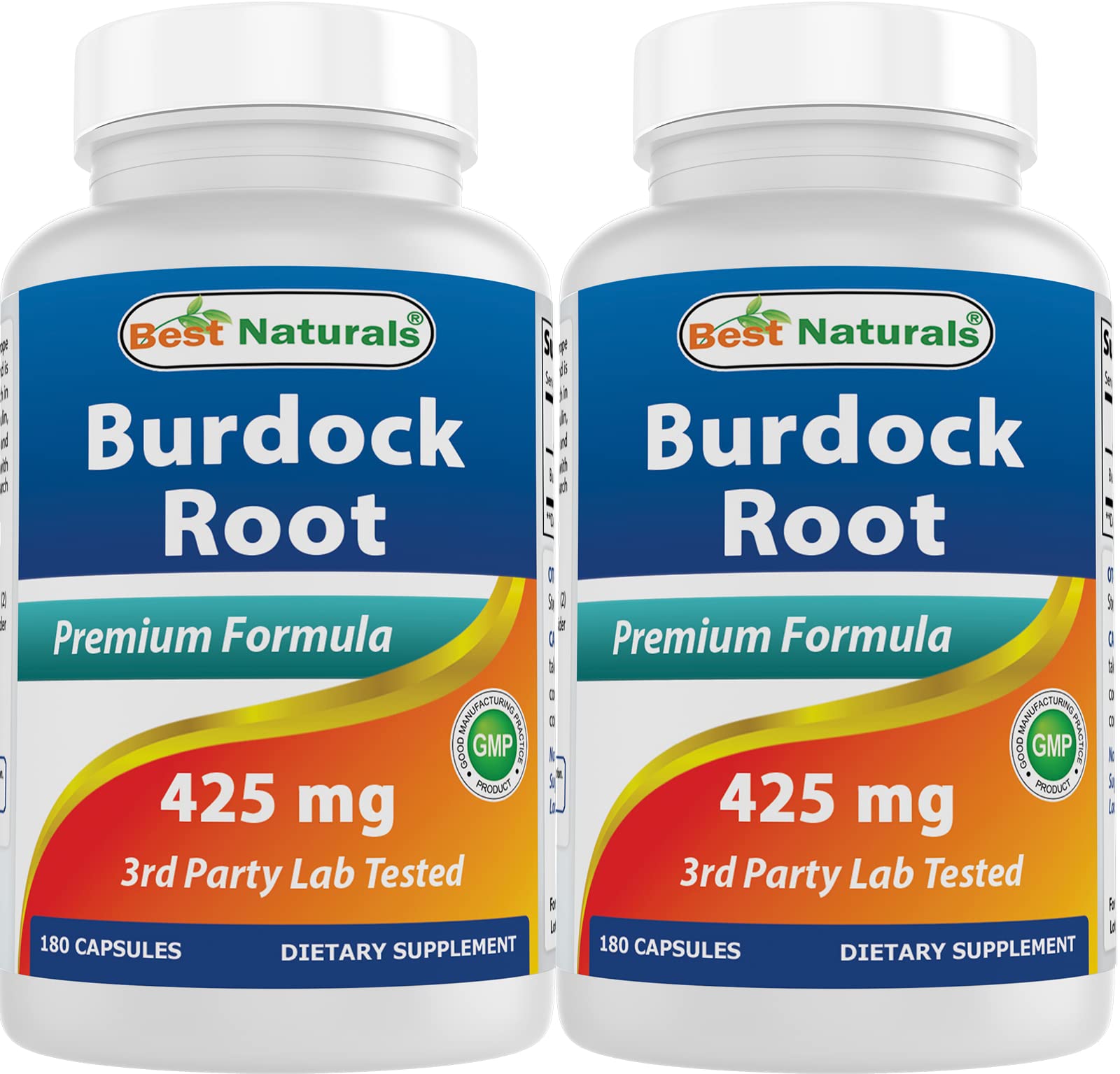 Best Naturals Burdock Root 425 mg Capsules 360 Count