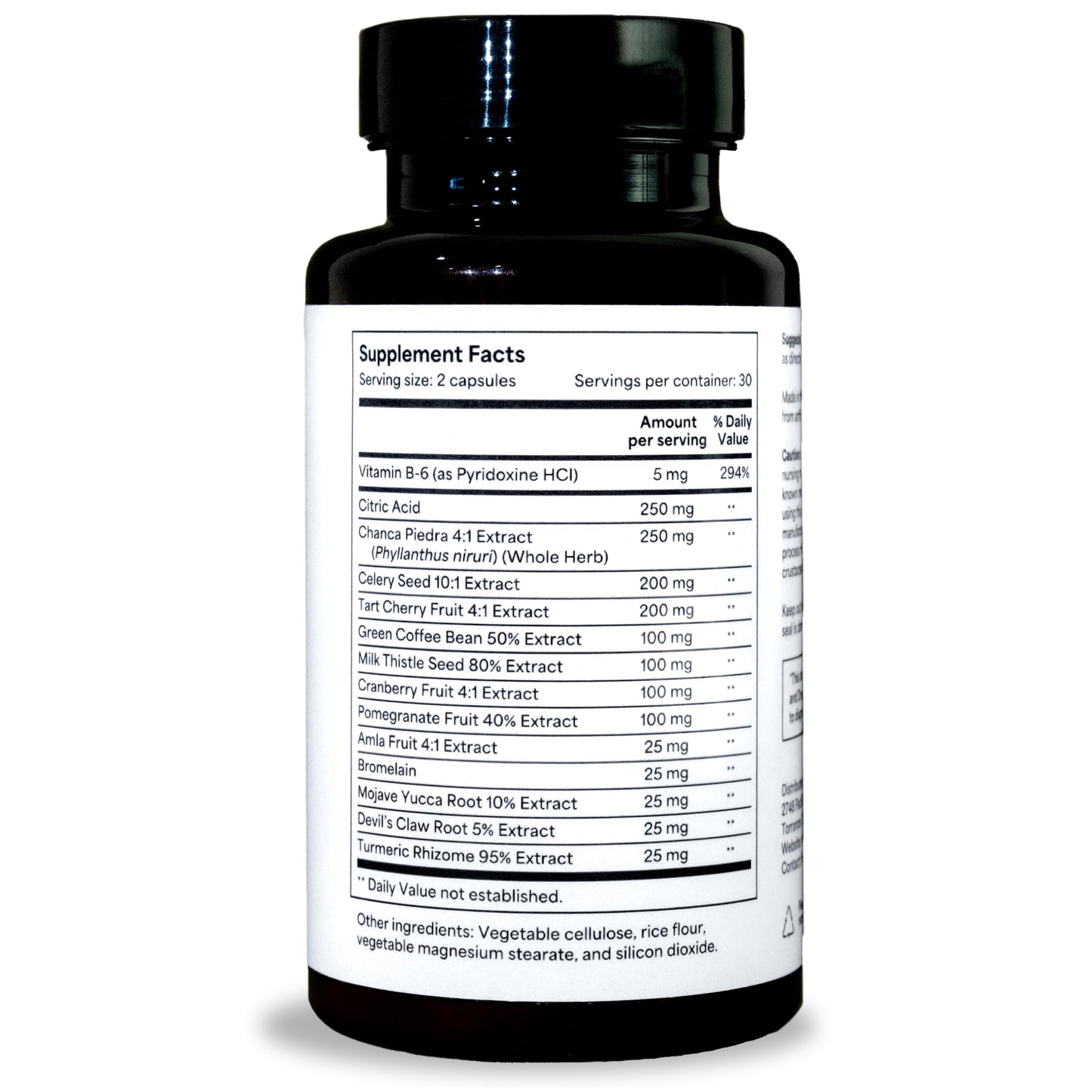 Yuri Care Natural Uric Acid Cleanse Capsules, 60 Count