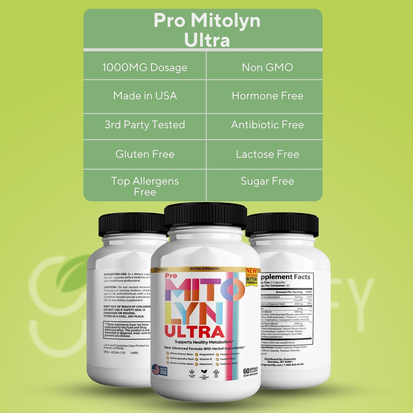 Mitolyn Ultra Burner Burn Powerful Formula Anabolic Recovery Natural Sleep Aid with Magnesium, Ashwaganda Capsules 300 Count