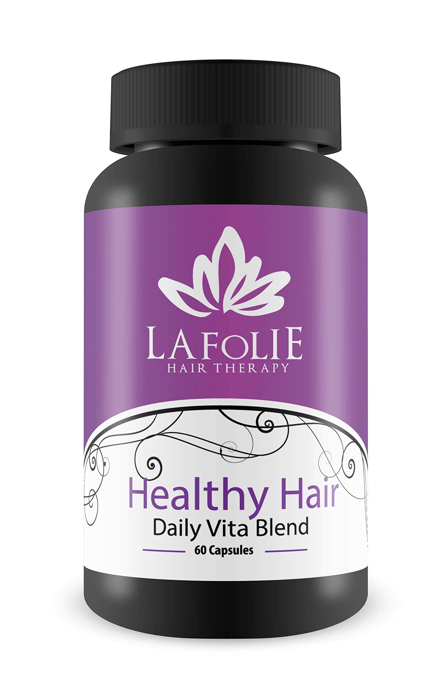 La Folie Hair Therapy Daily Vita Biotin Capsules, 60 Count