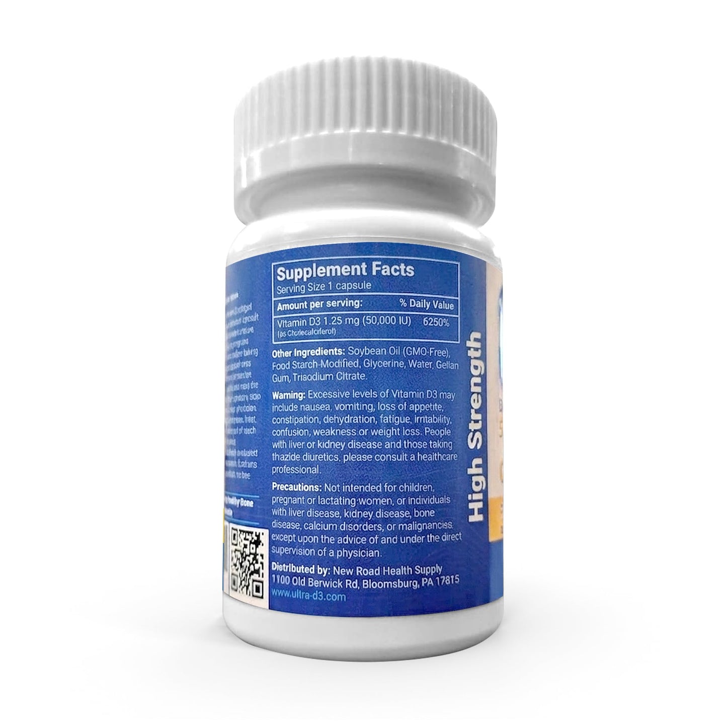 ULTRA-D3 Once-Weekly Vitamin D3 50,000 IU Softgels, 50 Count