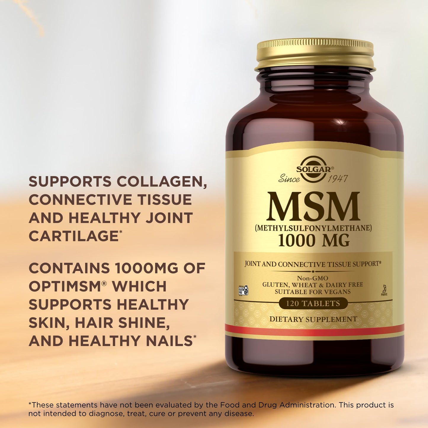 Solgar MSM 1000 mg Tablet 120