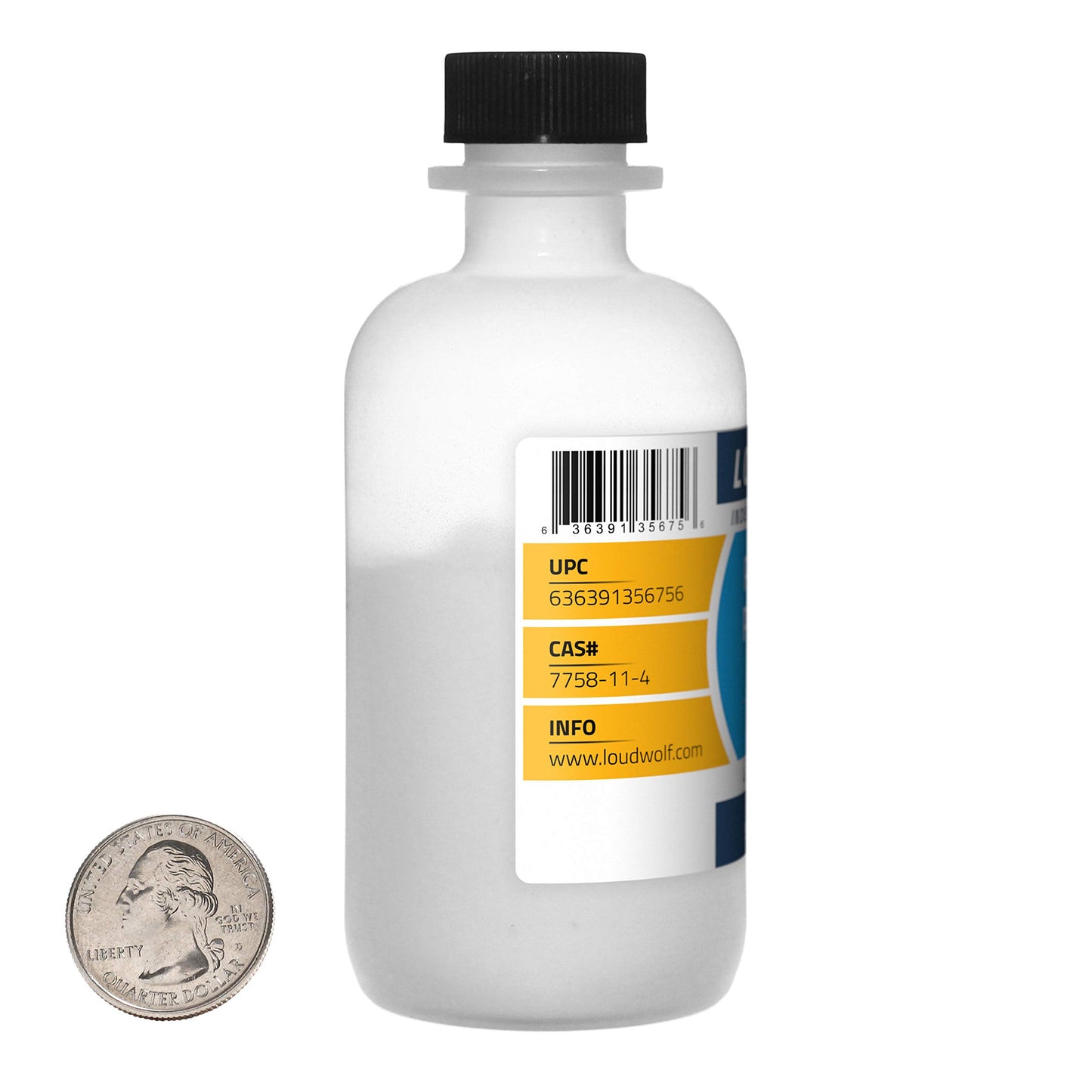 Loudwolf Potassium Phosphate Dibasic Powder, 16 oz per bottle, 4 Bottles