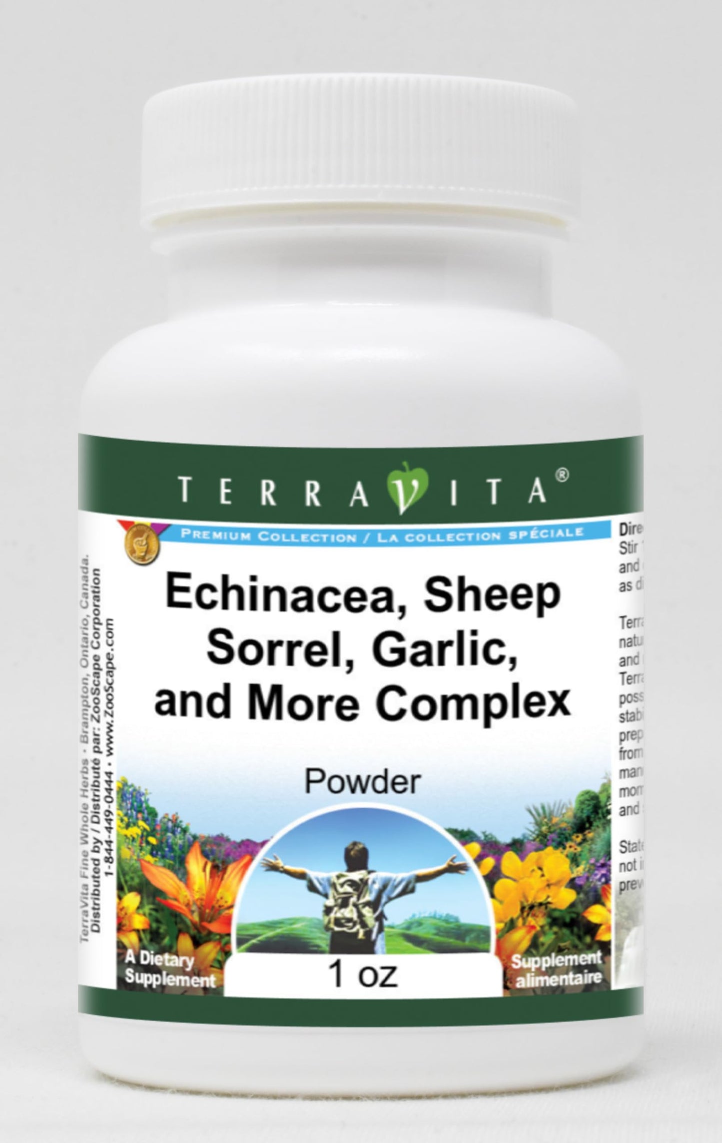 Terravita Echinacea, Sheep Sorrel, Garlic, and More Complex Powder, 1 Pack