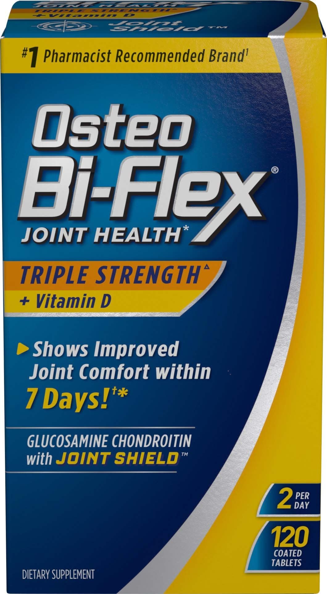 Osteo Bi-Flex Triple Strength Glucosamine Chondroitin with Vitamin D Joint Supplement Tablet 120 Tablets