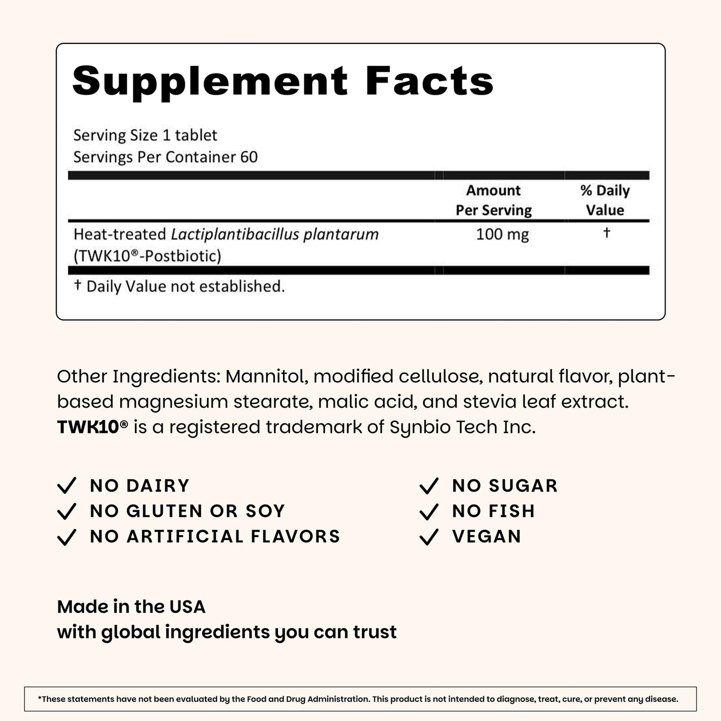 EZ Melts VitalMuscle Dissolvable Tablets - Supports Strength, Lean Growth, Recovery for Men & Women - Clinically Studied TWK10 Postbiotic - Gentle on the Stomach - Non-GMO & Vegan, 120 Tablets