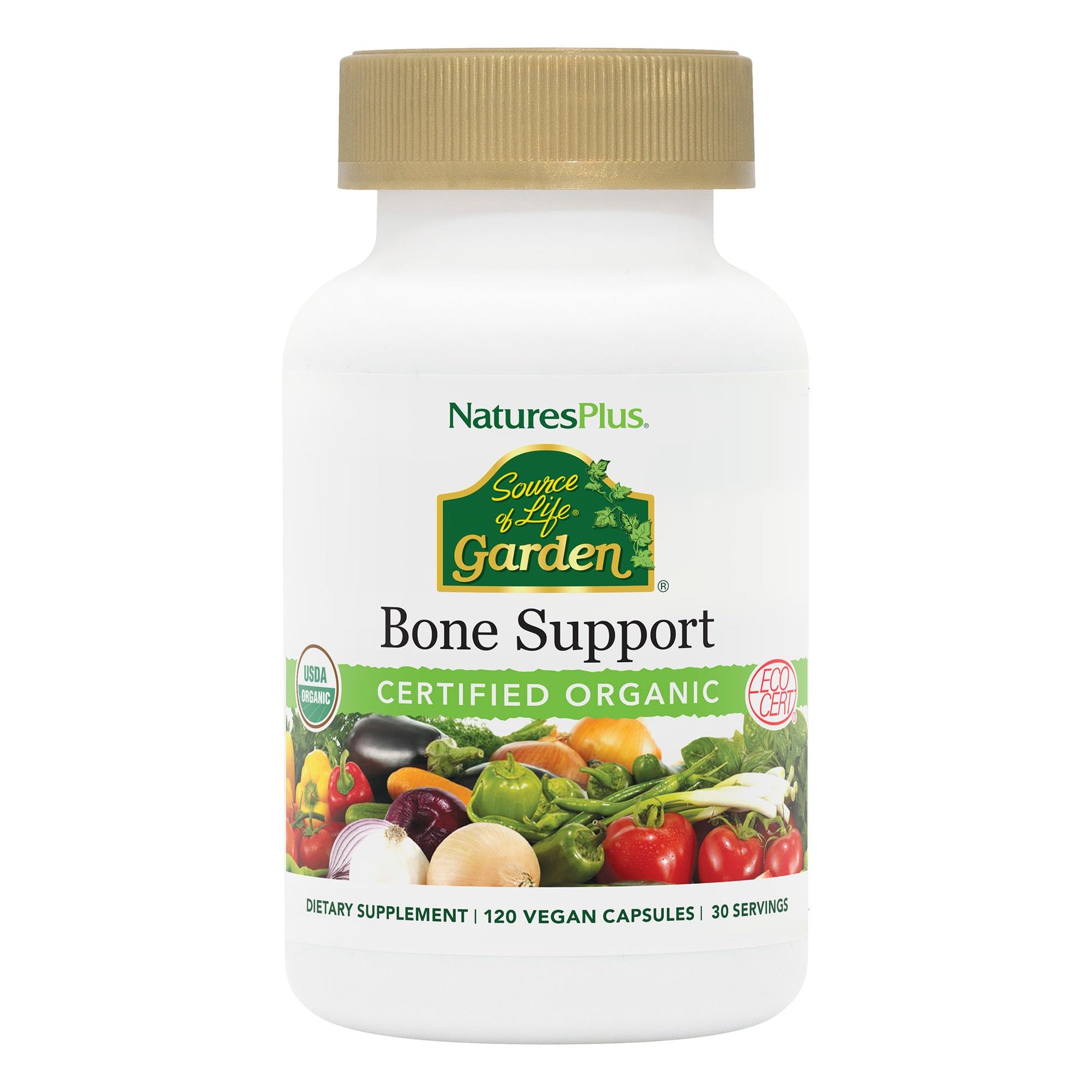 NaturesPlus Source of Life Garden Bone Support Tablets 120