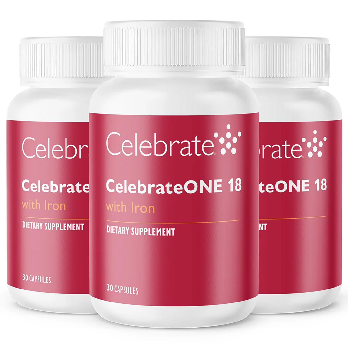 Celebrate Bariatric Supplements CelebrateONE 18mg Bariatric Multivitamin with Iron, 90 Capsules