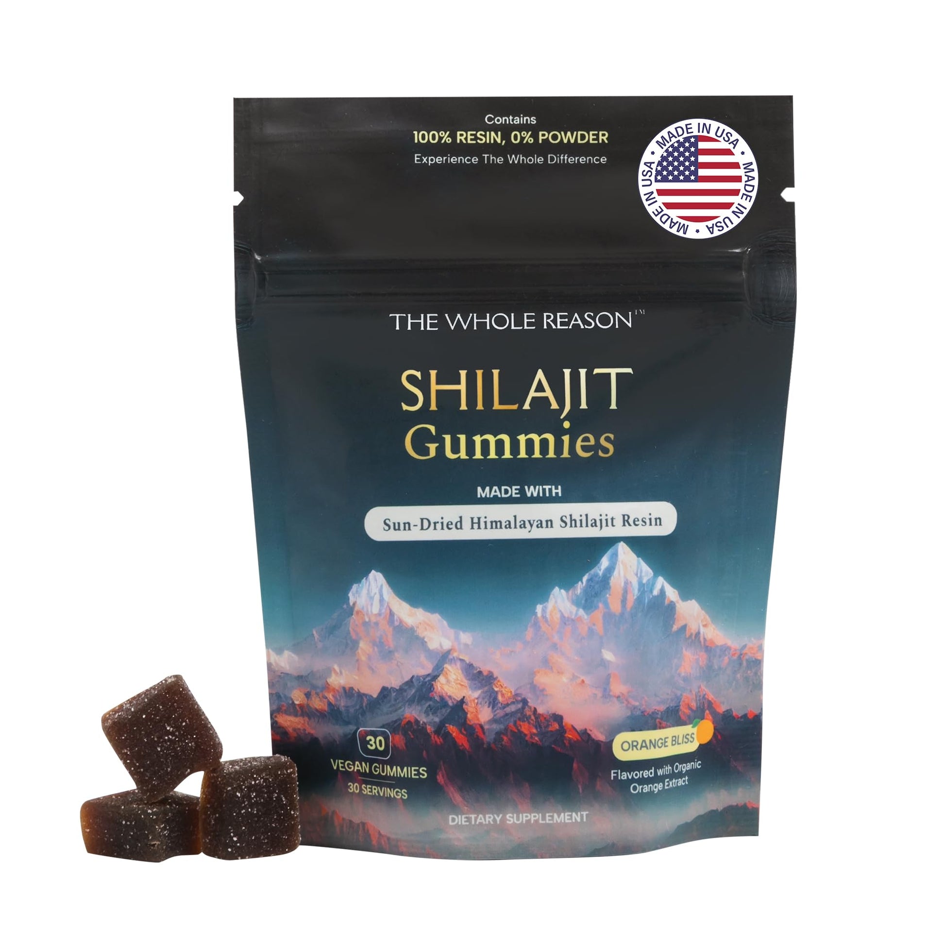 The Whole Reason Shilajit Gummies 30 Count