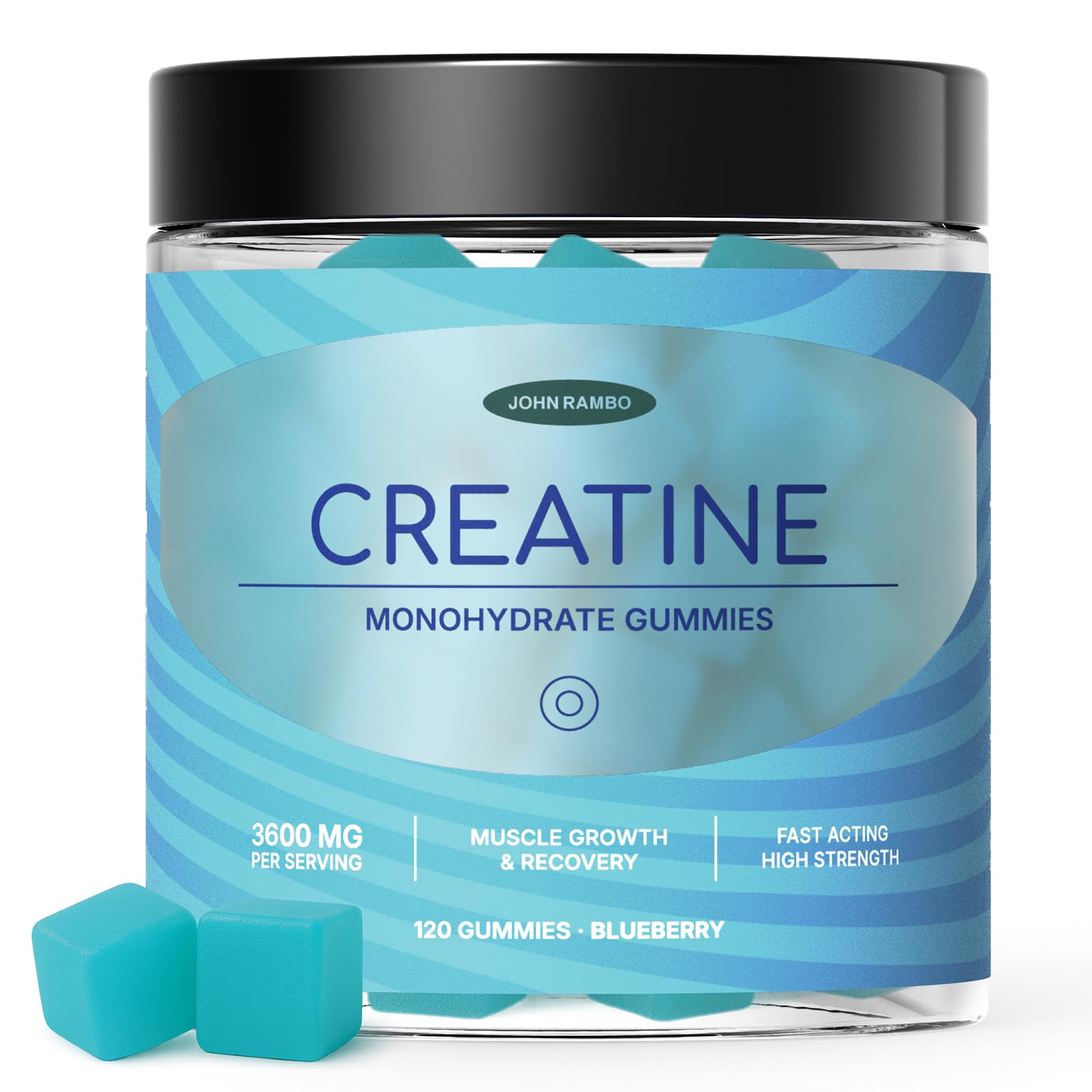 JOHN RAMBO Creatine Monohydrate Gummies 120