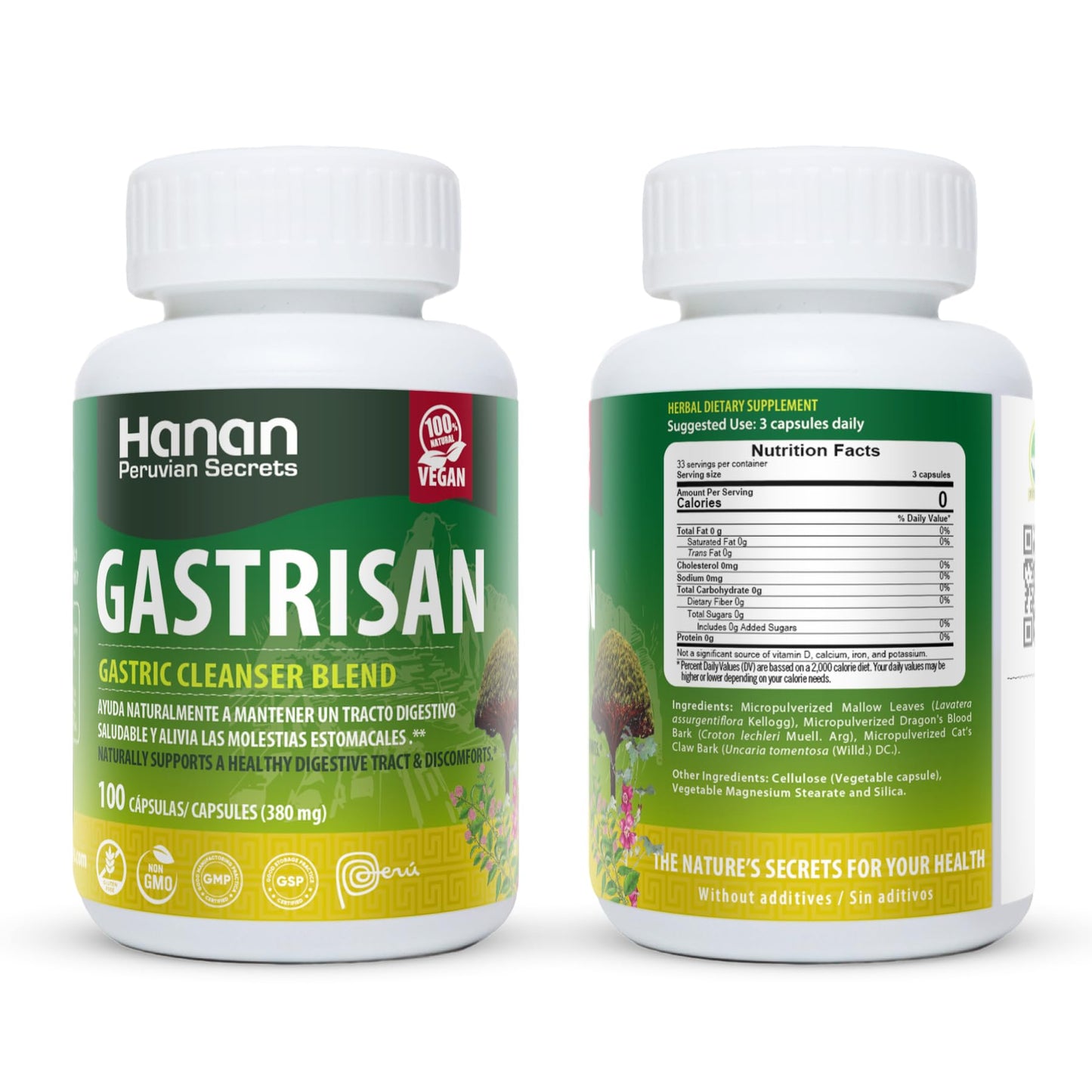 Hanan Gastrisan Gastric Cleanser Blend Capsule 600 Capsules
