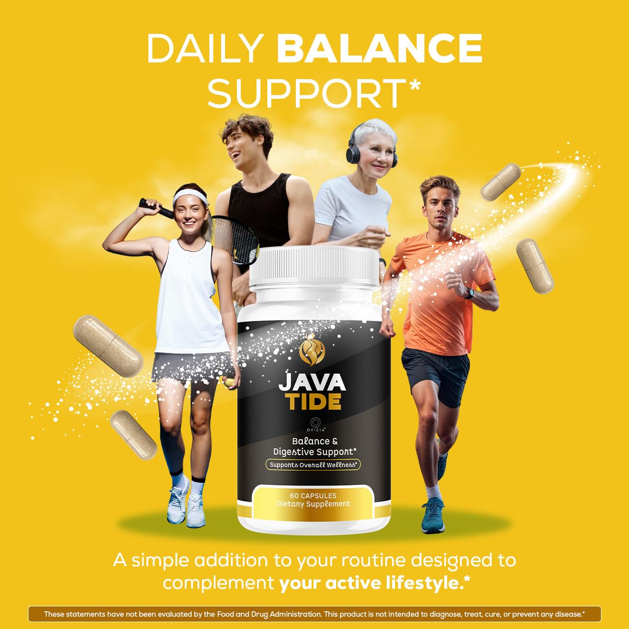 OVICIA Java Tide Capsules, 180 Capsules