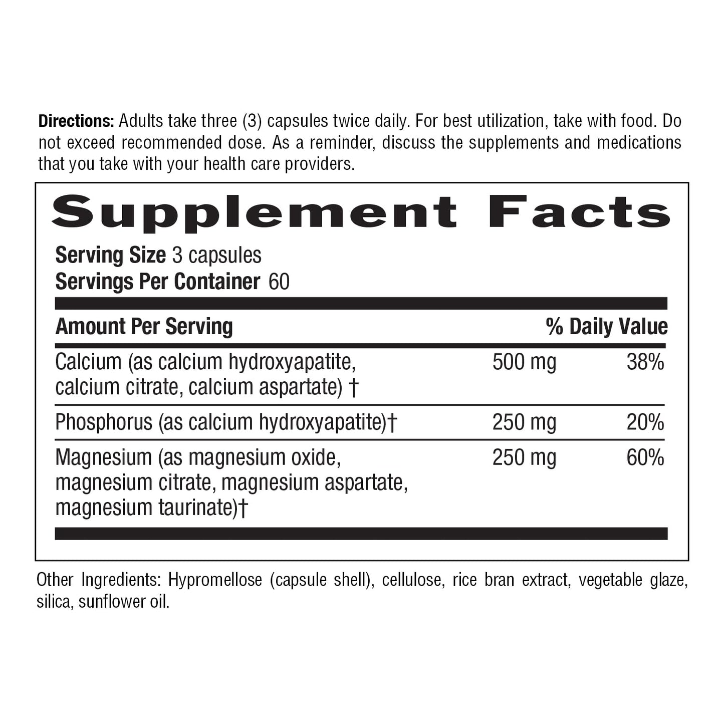 Country Life Target-Mins Calcium Magnesium Complex Capsule 180 Count