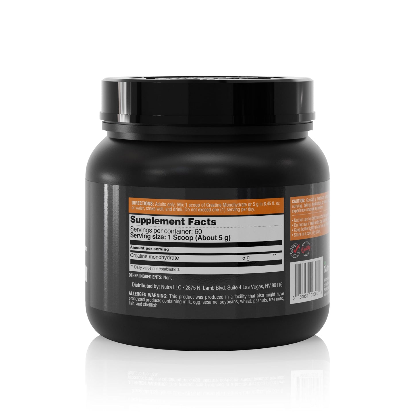 Nutra Nutrition Creatine Monohydrate Powder Unflavored 10.58 oz