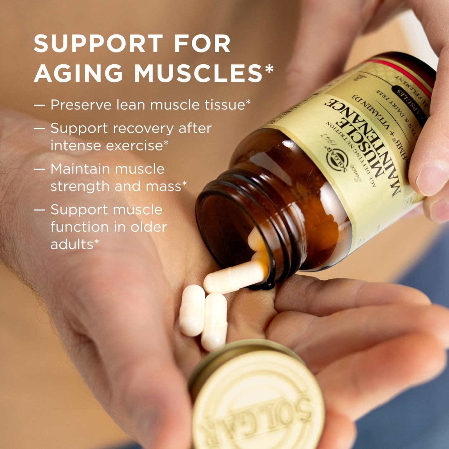 Solgar Muscle Maintenance Vitamin and Mineral Supplement Capsule 60 Count