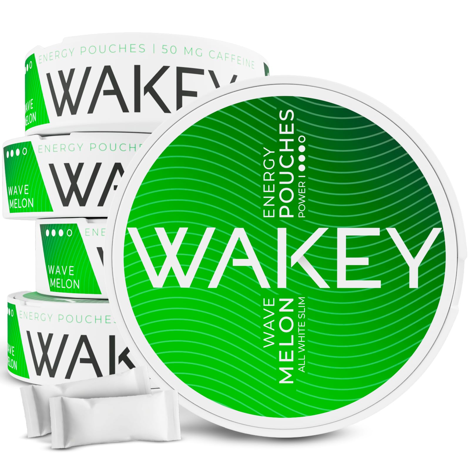 Wakey Energy Caffeine Pouches Caplet, 5 Count