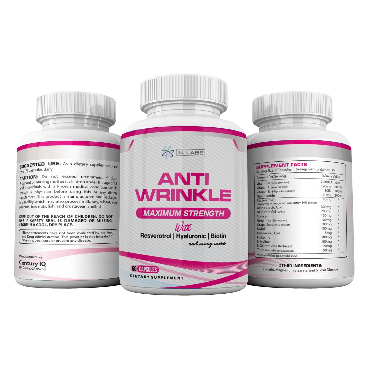 Skin Beauty Solutions Anti-Wrinkle Max Supplements 4 Capsules