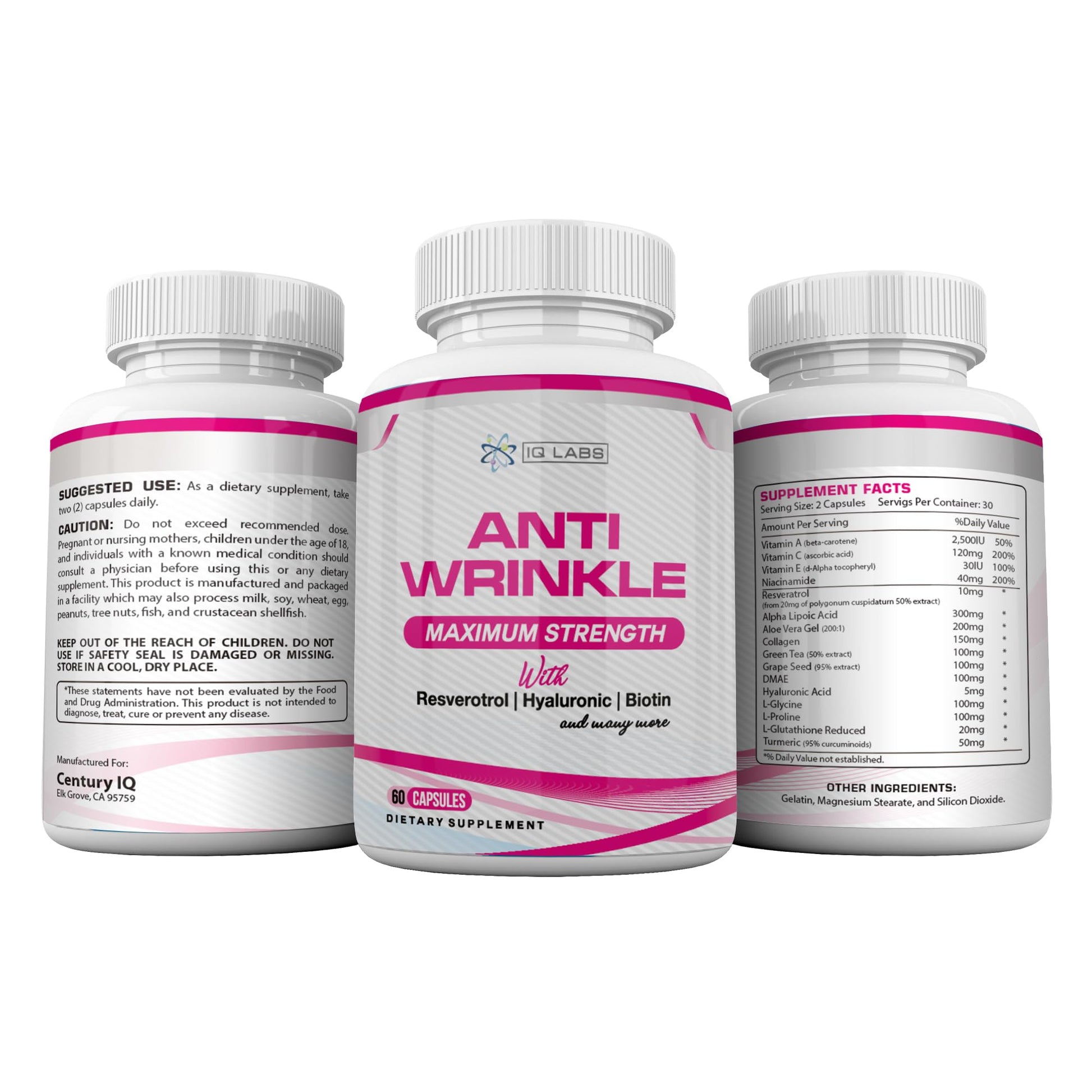 Skin Beauty Solutions Anti-Wrinkle Max Supplements 4 Capsules