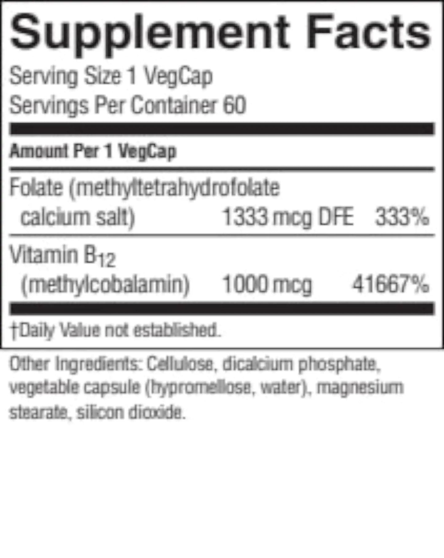 Nature's Sunshine Methyl Combo Capsule 60