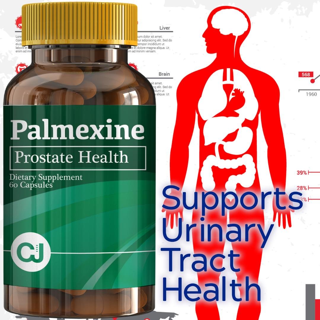 Palmexine Prostate Health Complex Saw Palmetto-Zinc-Pygeum Africanum, 60 Capsules