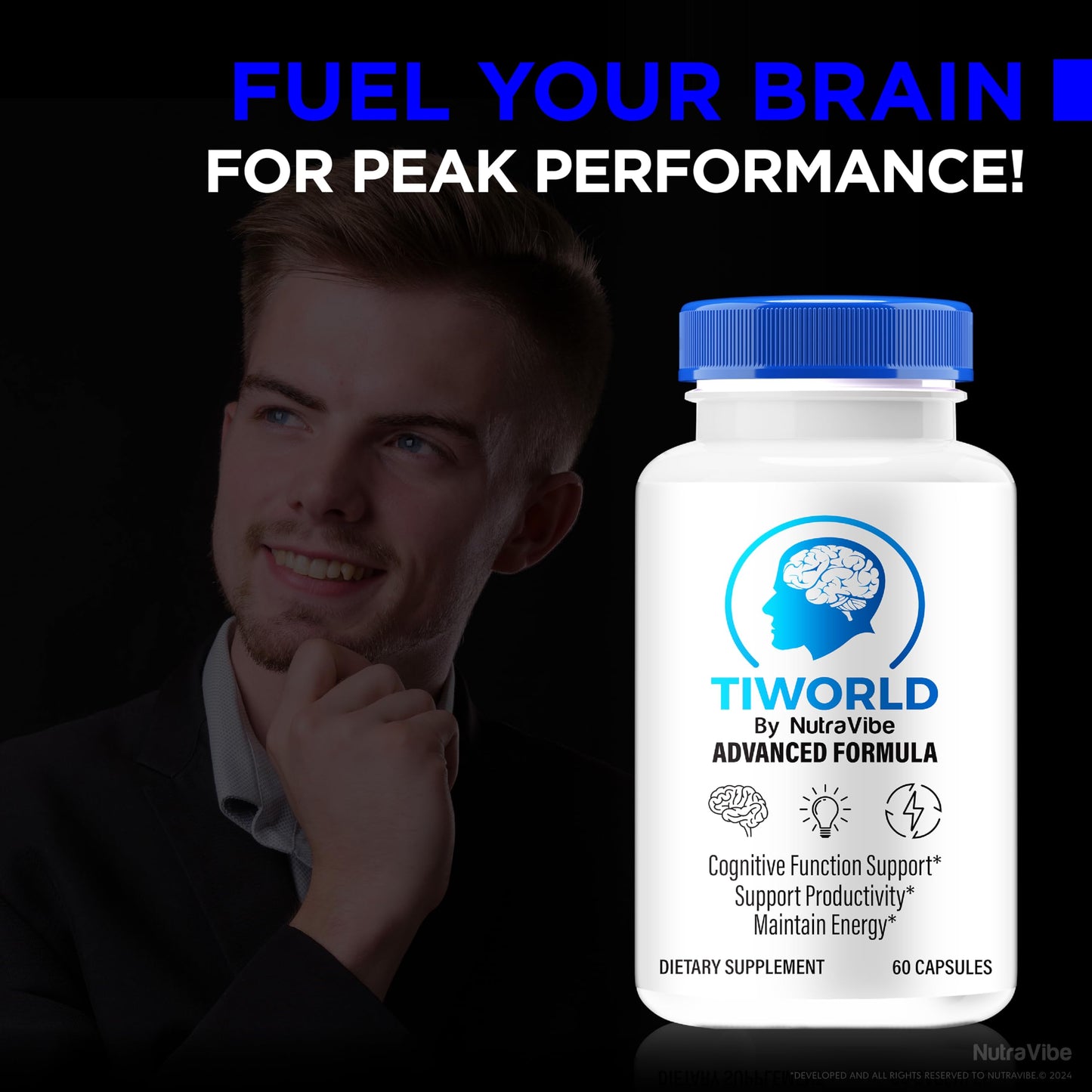 NutraVibe Tworld Capsules 120 Count