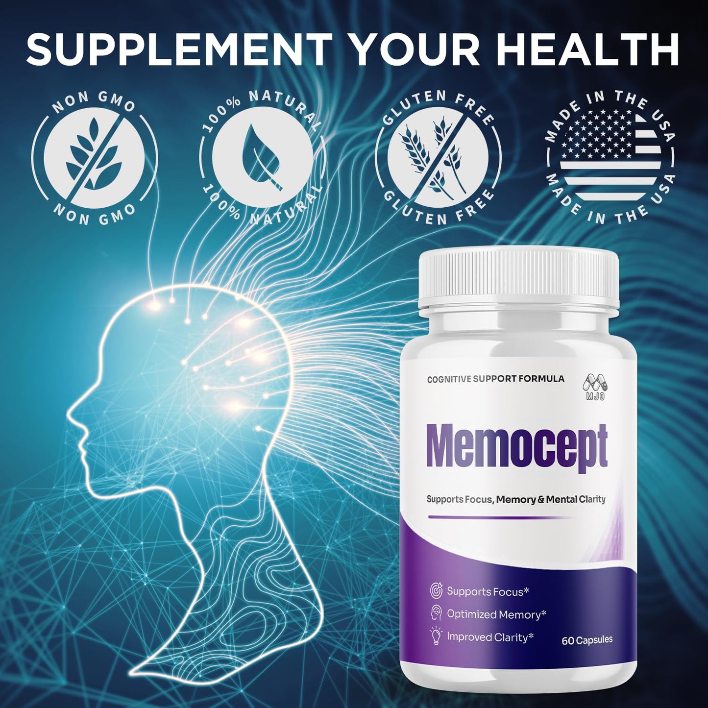 MJO Memocept Capsules 180 Capsules